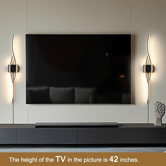 Daunton Modern Plug in Wall Sconces Set of Two, RC Dimmable LED Plug in Wall - Image 2