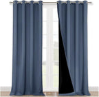 NICETOWN Room Warming Curtains, 100% Sun Blocking Curtains, Sound Proof Drapes by NICETOWN