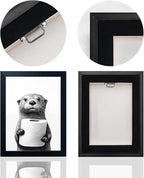 Framed Animal Bathroom Wall Art, Funny Bathroom Wall Decor, Toilet Paper in - Image 4
