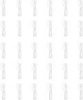 30 PCS Plastic Curtain Hooks Adjustable Pinch Pleat Curtain Clips Room Divider by CBSROROHome