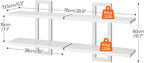 HOOBRO Floating Shelves, 15 Inch Wall Shelf Set of 2, Wall Mounted Storage - Image 2