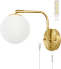VATONI Wall Sconces Plug in, Dimmable Swing Arm Wall Lights by VATONI
