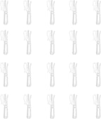 20 PCS Plastic Curtain Hooks Adjustable Pinch Pleat Curtain Clips Room Divider by CBSROROHome