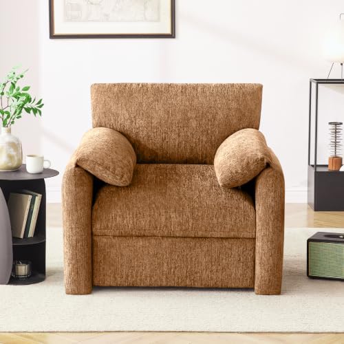 Howjoe 2 Pack Oversized Accent Chair for Living Room, Rustic Broning - Image 3