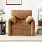 Howjoe Accent Chair for Living Room, Oversized Armchair, Rustic Broning - Image 3