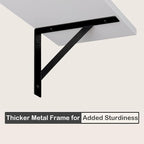 DINZI LVJ Long Wall Shelves, 39.4Inch Wall Mounted Shelves Set of 2, - Image 9