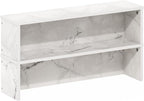 Furinno Helena Kitchen Counter Stackable Organizer Shelf, Marble White - Image 6