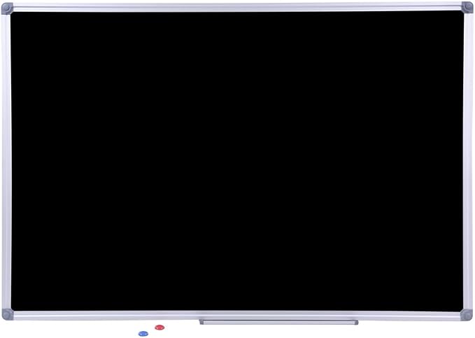 2 Pack Durable 48x36 Inch Large Magnetic Black Chalkboard – Wall-Mounted - Image 3