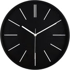 zyzamay Modern 12 Inch Round 3D Wall Clock, Silent Quartz Battery Operated by ZYZAMAY