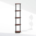 Furinno Turn-N-Tube Storage Shelves, 5-Tier Book Shelf, Corner Shelf, Toolless - Image 5