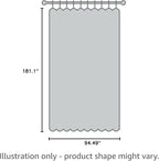 NICETOWN Room Dividers Curtains Screens Partitions, Premium Heavyweight Laundry - Image 7