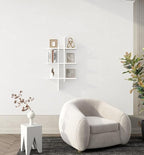 FUKU MON 24"x394" White Peel and Stick Wallpaper Matte Solid Textured Embossed - Image 3