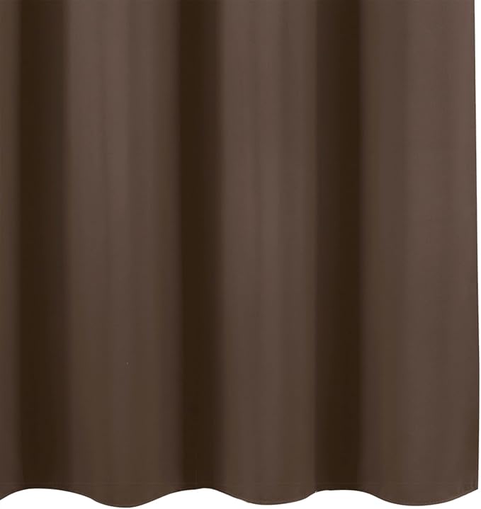 LEMOMO Chocolate Brown Blackout Curtains 42 x 54 Inch Length Set of 2 Panels - Image 8