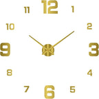 3D DIY Luminous Dial Acrylic Frameless Silent Wall Clock by Irishom