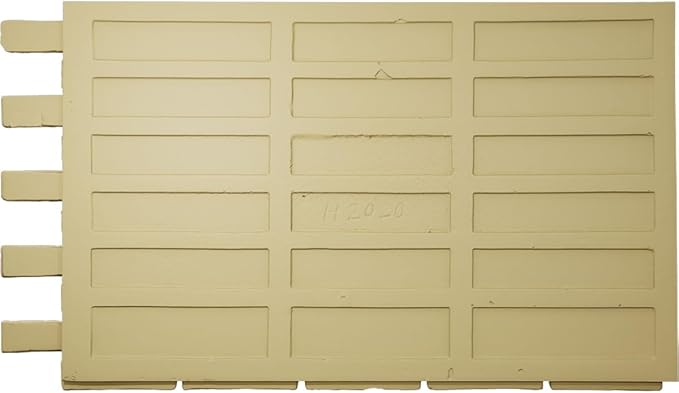 EverStone Aged Brick Faux Brick Panel, 46 7/8"W x 27"H x 1 1/4"D, Limewashed - Image 5