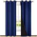 NICETOWN Full Shade Curtain Panels, Royal Blue, Pair of Thermal Insulated & by NICETOWN