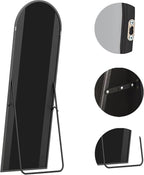 Floor Mirror, Arched Mirrors Full Length, Freestanding Mirrors, Arch Floor - Image 4