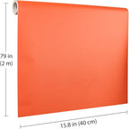 Orange Peel and Stick Wallpaper, 15.7 X 78.7 inches Renter Friendly Wallpaper - Image 3