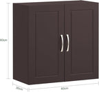 SoBuy Wall Cabinet Laundry Room, Medicine Cabinet - Image 3