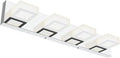 Ralbay Chrome Vanity Lights for Bathroom Adjustable Acrylic Chrome Modern LED by RalbayLighting