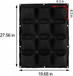 WFIST Vertical Hanging Planter Bag, Breathable Felt Wall Garden Planter - Image 2