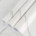 Large White Marble Granite Wallpaper Peel Stick Thicken 48x118inch Waterproof by BAYYAPeelandStickWallpaper
