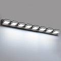IZORRO LED Modern Bathroom Lights Fixtures, Matte Black Acrylic Wall Lighting by IZORRO