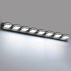 IZORRO LED Modern Bathroom Lights Fixtures, Matte Black Acrylic Wall Lighting by IZORRO