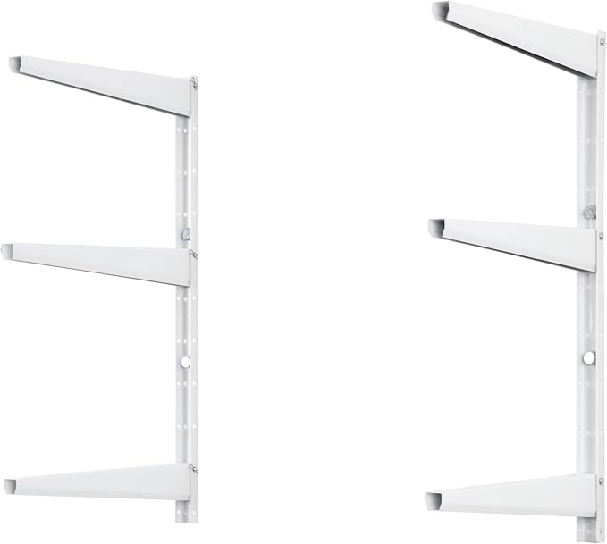 Delta Minimalistic White Shelf Brackets Cycle, Holds Up to 480 lbs, Modern by deltaCycleandHome