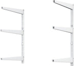Delta Minimalistic White Shelf Brackets Cycle, Holds Up to 480 lbs, Modern by deltaCycleandHome