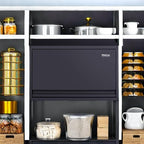 VEVOR Metal Storage Cabinet, 120lbs Load Capacity per Shelf, Press to Close & - Image 6