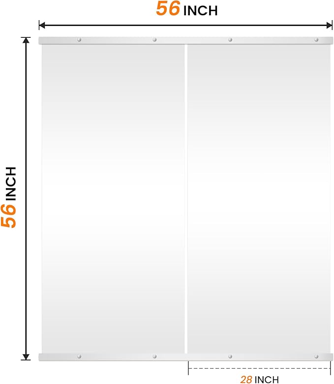 TRAHOME Home Gym Mirror for Wall, Glass Frameless Body Large Mirror for Home Gym - Image 7
