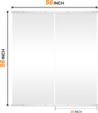 TRAHOME Home Gym Mirror for Wall, Glass Frameless Body Large Mirror for Home Gym - Image 7