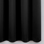 LEMOMO Blackout Curtains 52 x 120 Inch Long Black Curtains Set of 2 Panels Room - Image 8