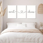 GUBIYU Sweet Dreams Wall Art Above Bed - Image 5