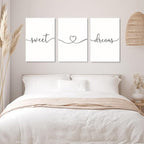 GUBIYU Sweet Dreams Wall Art for Bedrooms - Image 5