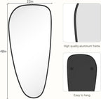 WallBeyond Asymmetrical Mirror, Irregular Wall Mirror, Wall Mirrors Decorative - Image 4