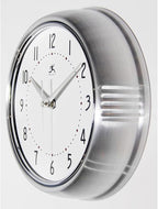 Infinity Instruments LTD. Retro 9 inch Silent Sweep Non-Ticking Mid Century - Image 4