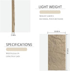 4-Pack 3D PU Stone Wall Panels for Interior Decor | Faux Stone Accent Tiles - Image 2