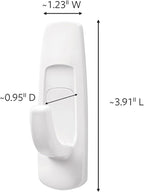 Command 5 lb Large Utility Hooks, 14 Hooks and 16 Strips, Damage-Free Hanging - Image 2