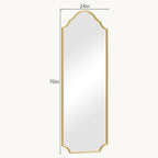 WallBeyond Arched Full Length Mirror Wall Mounted, Living Room, Hanging or - Image 7