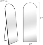 Floor Mirror, Arched Mirrors Full Length, Freestanding Mirrors, Arch Floor - Image 3