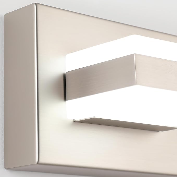SOLFART Bathroom Vanity Lights Over Mirror Brushed Nickel Bathroom Light - Image 7