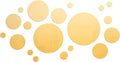 Shappy 32 Pieces Mirror Wall Stickers Removable Acrylic Setting Adhesive Round by Shappy