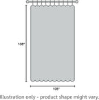 BONZER Extra Wide Room Divider Curtain Screen Partitions Light Reducing Wall - Image 8