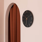 mooas Flatwood Black Wall Clock - Image 4