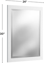 Alaterre Furniture 24" x 30" Bathroom Vanity Mirror - Image 3