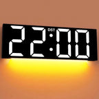 JALL 22'' Large Digital Wall Clock, Big LED Number Dispaly, Night Light by JALL
