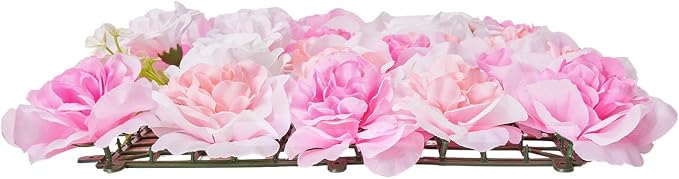 VEVOR 3D Flower Wall Panel, Artificial Floral Wall Background Mesh Backing Mat - Image 10