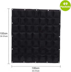 Hanging Planting Grow Bags, 49 Pockets Hanging Vertical Wall Planter Wall - Image 2